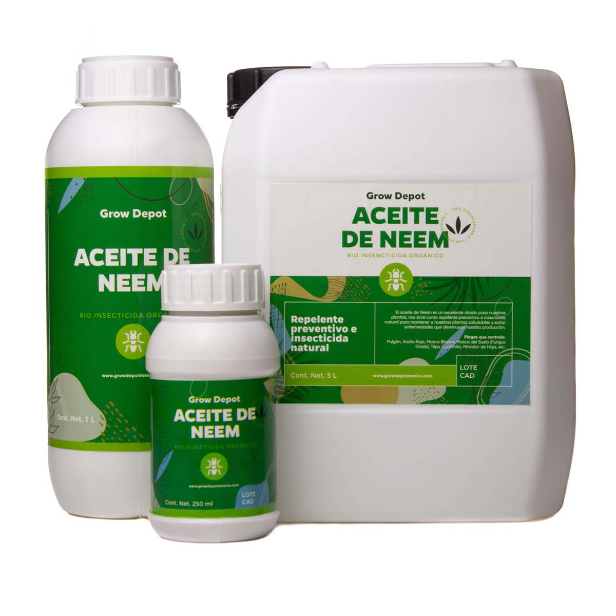 Aceite de Neem con Ajo